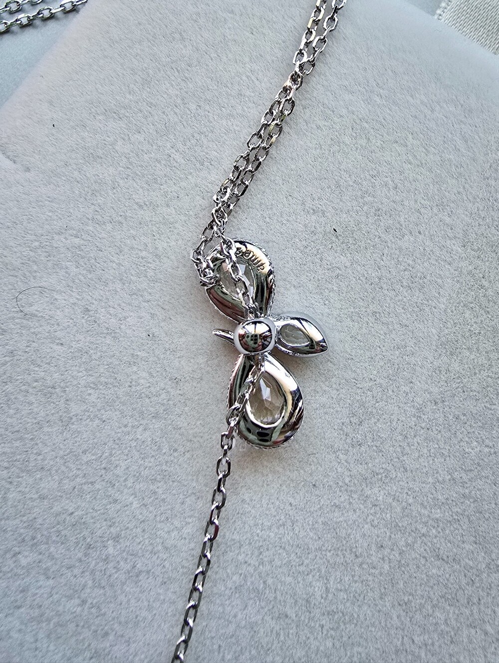 Awe Inspired Infinity Charm Lariat Sterling Silver Necklace Snake - Picture 5 of 5